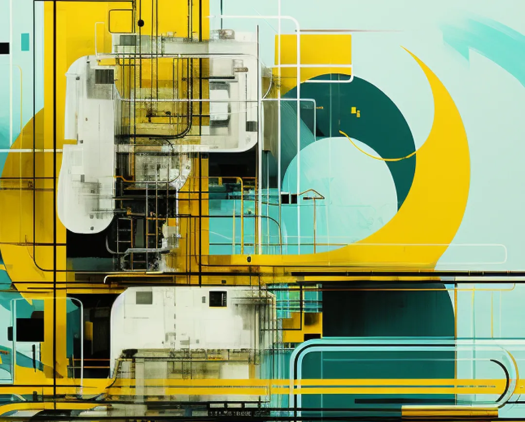 A factory using electrification and AI automation
