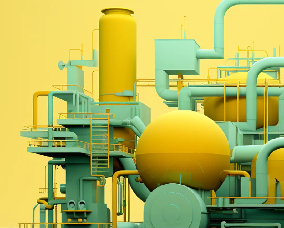 A modern plant with integrated advanced technologies