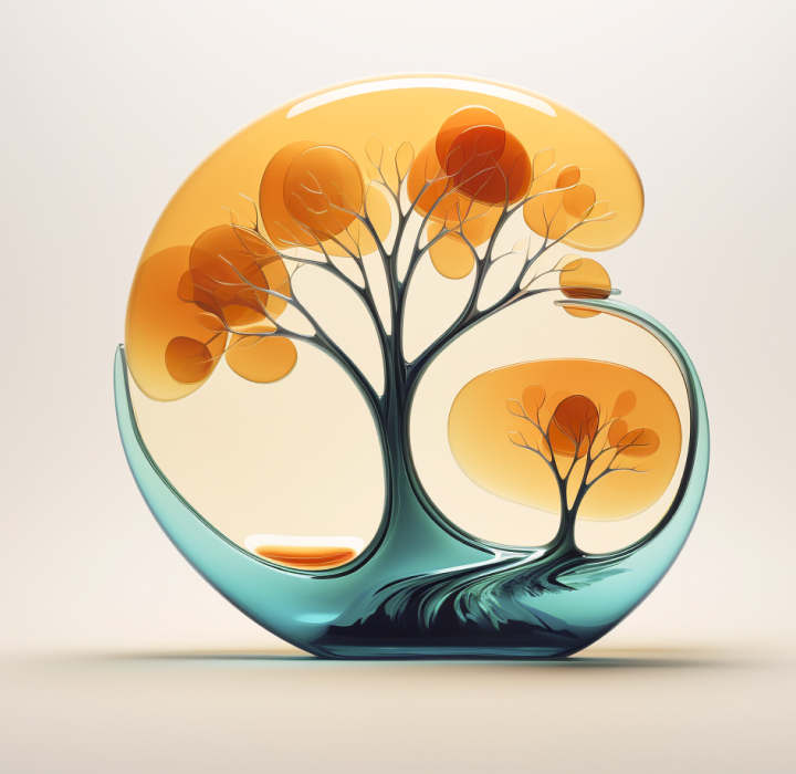 Abstract trees to explain eco-friendly living