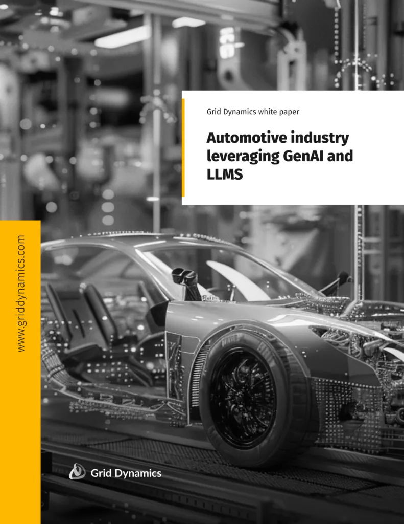 Greyscale vehicle in factory setting