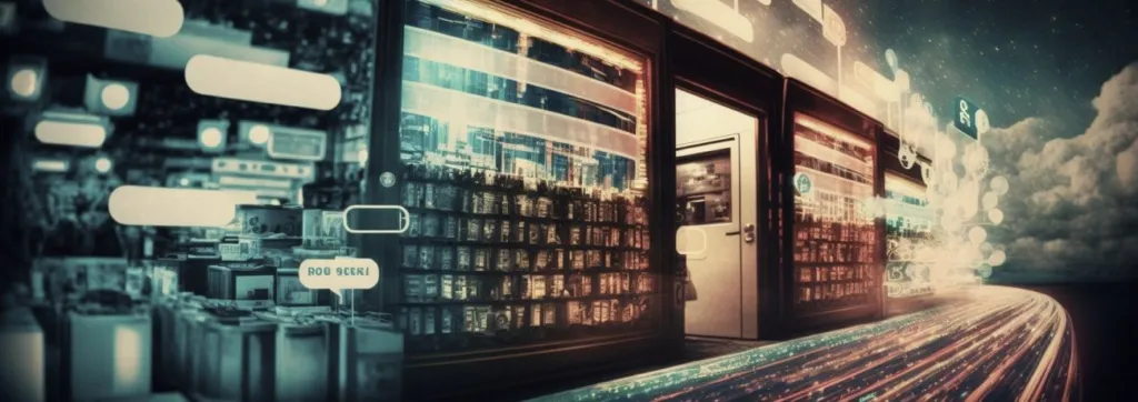 a shop with goods