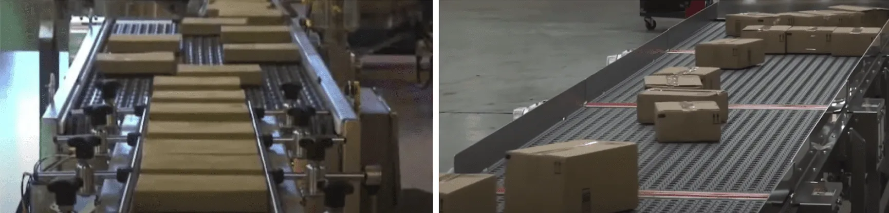 Figure 1. Packages moving on a sorting line – example videos.