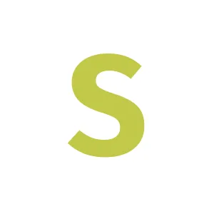 A green letter S